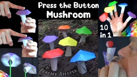Press the Button Mushroom - 10 in 1 Origami Fidget Toy