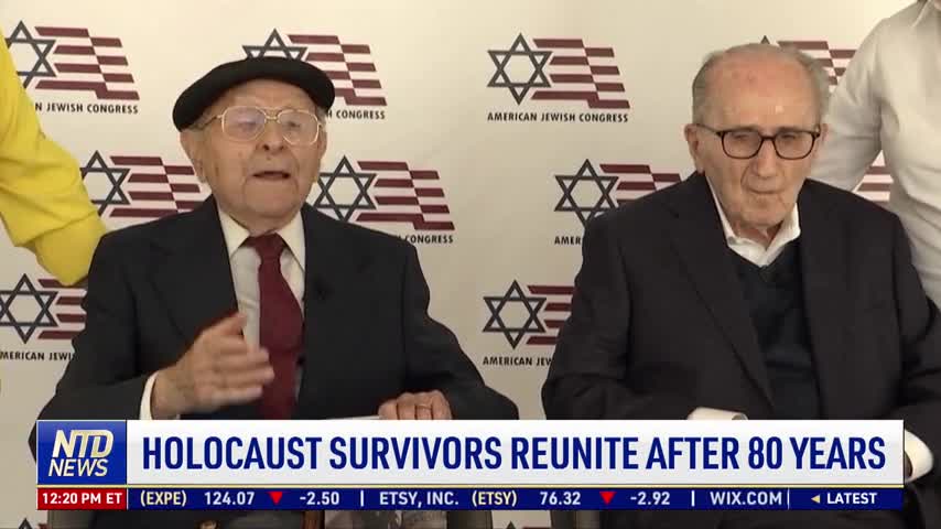 Holocaust Survivors Reunite After 80 Years