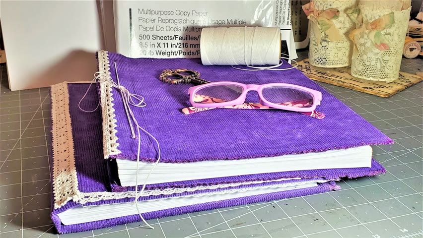 HOW TO BIND A BIG STACK OF FULL PAGES in One JUNK JOURNAL:! Pt 1: Easy Tutorial! The  Paper Outpost
