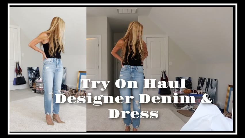 High End Try On Haul | On Approval | Denim | Dress | Shorts | Oliver Clothing