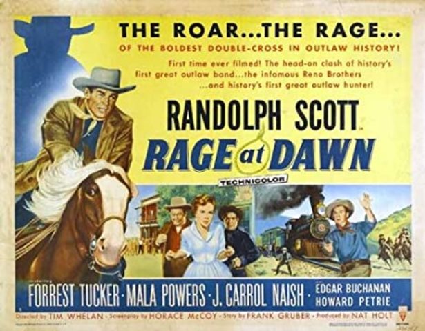 Rage at Dawn (1955) RANDOLPH SCOTT, Western