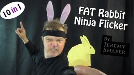 FAT Rabbit 🐇 Ninja Flicker 🐱‍👤 10-in-1 Origami Tutorial