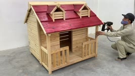 Ideas Woodworking So Unique - How To Make Beautiful Wooden Dog House That You've Never Seen