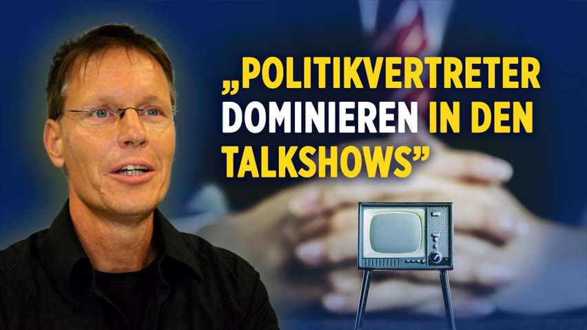 Medienforscher: "Politikvertreter dominieren in den Talkshows" | Prof.Dr. Michael Meyen im Interview