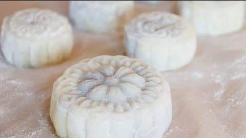 Snow Skin Mooncake Recipe, #Shorts "CiCi Li - Asian Home Cooking"