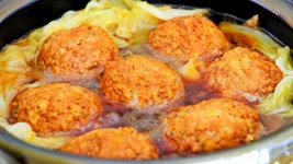 Braised Lion’s Head Meatballs Recipe #Shorts "CiCi Li - Asian Home Cooking"