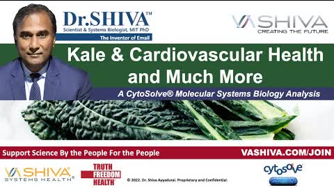 Dr.SHIVA LIVE: Kale & Cardiovascular Health and Much More.