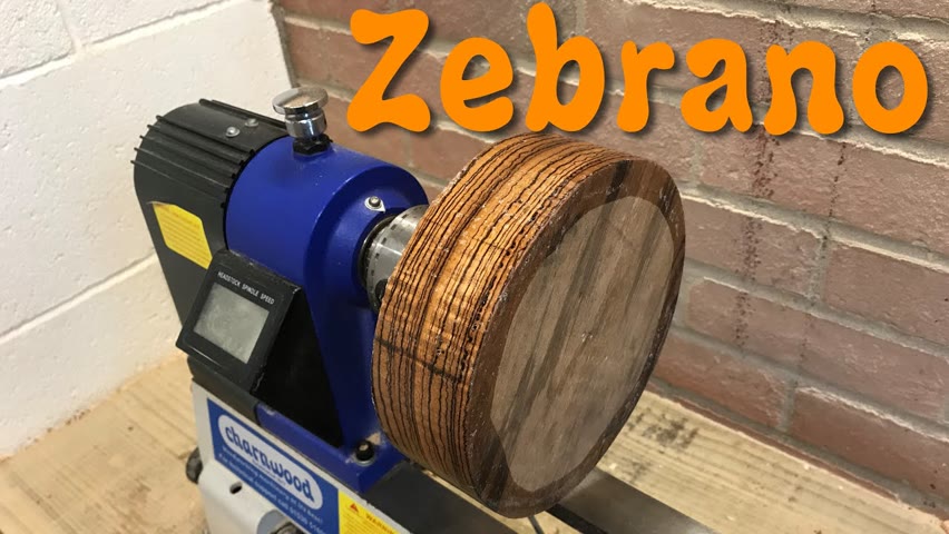 Woodturning - Zebrano Bowl
