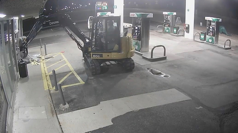 Man Tries to Steal ATM With Stolen Excavator