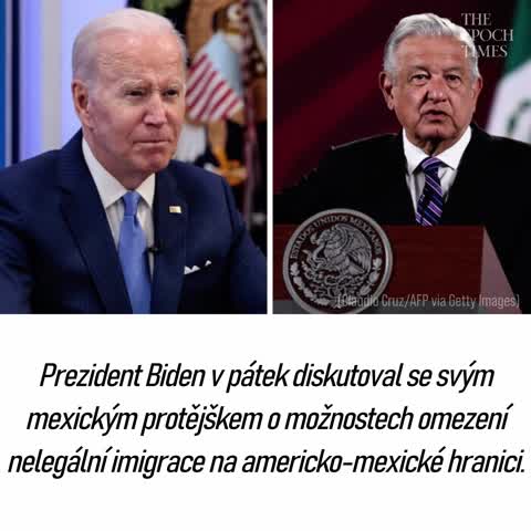 USA DNES (30. 4.): Joe Biden diskutoval s mexickým prezidentem o možnostech omezení nelegální imigrace