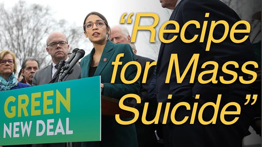 Green New Deal a “Recipe for Mass Suicide,” Says Greenpeace Co-Founder