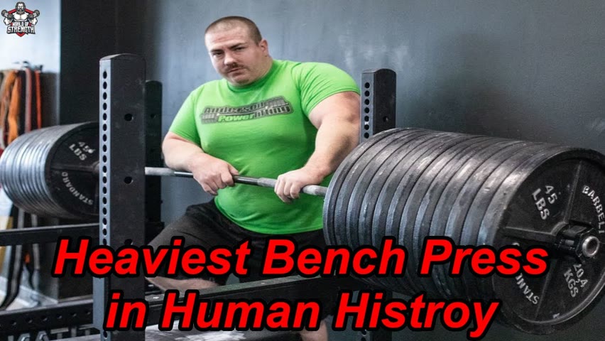 Heaviest Bench Press in Human History - Jimmy Kolb