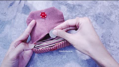 DIY Lovely Purse┃EASY Sewing Gift Idea