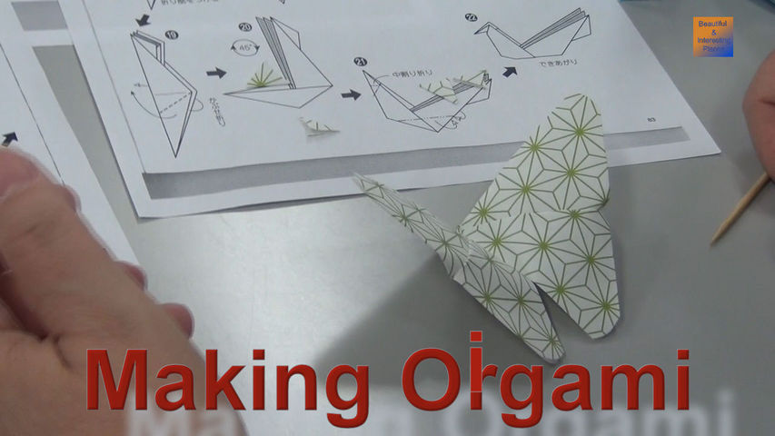 Making Origami in Japan