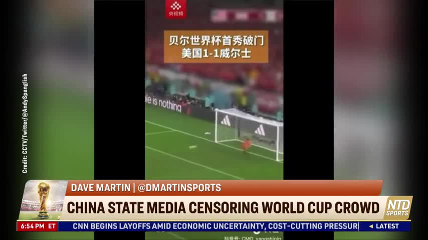 China State Media Censoring World Cup Crowd