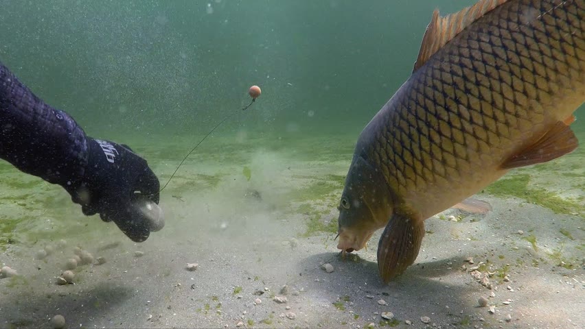 Clearest underwater runs and fails (carp and pike)
