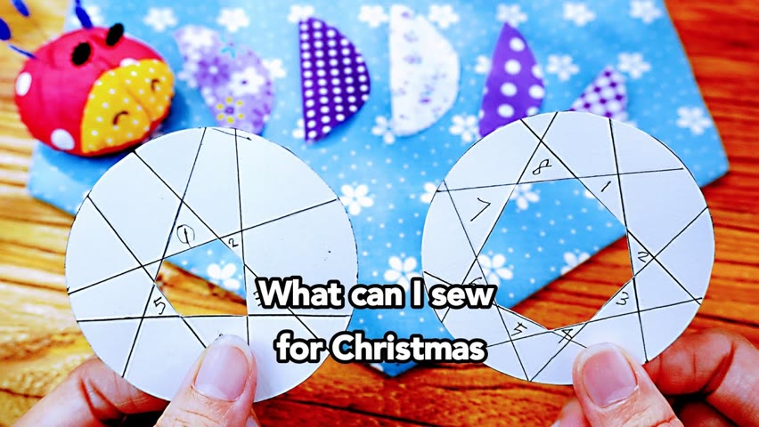 What can I sew for Christmas┃EASY sewing project #HandyMum