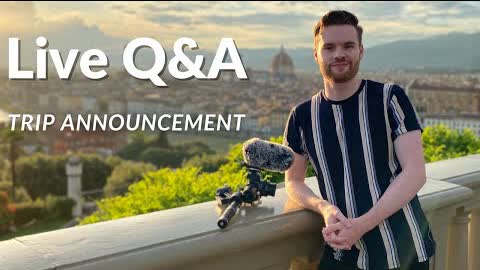 Live Q&A! Trip Announcement (Travel With Me)