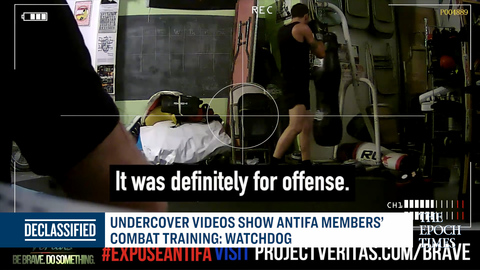 Undercover Videos Show Antifa Members' Combat Training