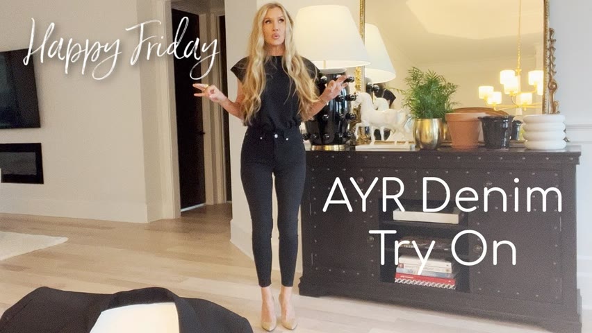 Friday Haul~ Being Disappointed | AYR Denim Try On | REN Skincare | Indoor Plants Stuff