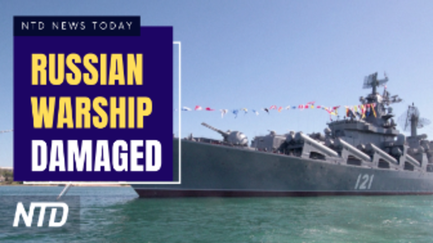 Russian Warship ‘Seriously Damaged'; Russia Sanctions US Lawmakers; Elon Musk Offers to Buy Twitter