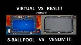 VIRTUAL VS REAL - 8 BALL POOL TRICKS EP 2 - Venom Trickshots