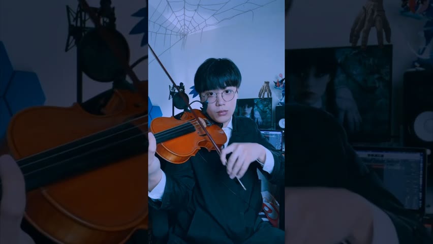 Paint it Black (Wednesday Addams) – Violin Cover #shorts
