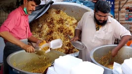 Mouth Watering Fresh Masala Biryani | BEEF DEGI BIRYANI | Local Food Vendor Selling Cheapest Biryani