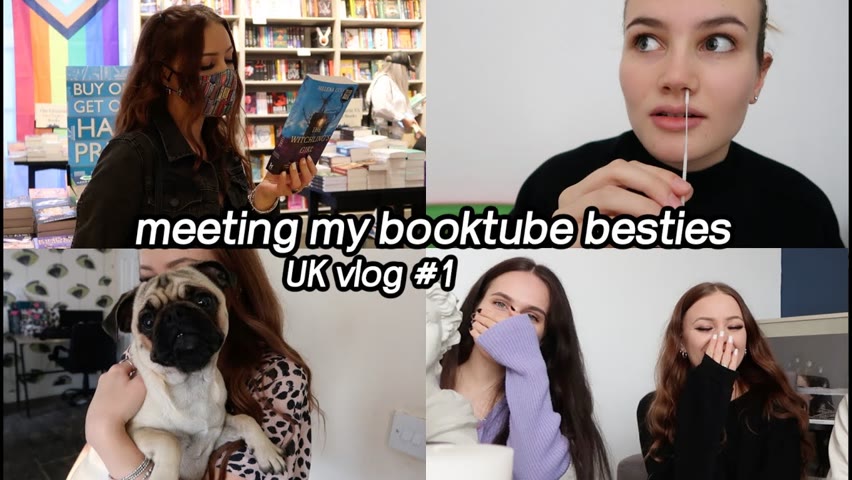 I went to England and met my booktube friends | UK Vlog #1 🇬🇧