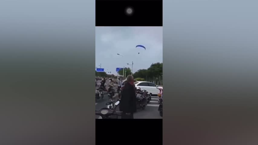 天津市北辰區有人駕駛滑翔傘「越獄」【 #大陸民生 】| #大紀元新聞網