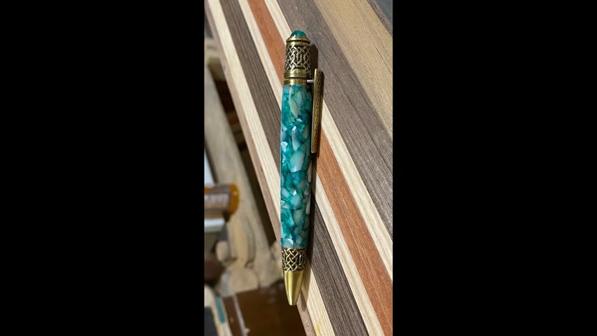 Handmade Celtic Pen #youtubeshort