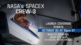 Watch NASA’s SpaceX Crew-3 Mission Launch on Oct. 31 (Trailer)