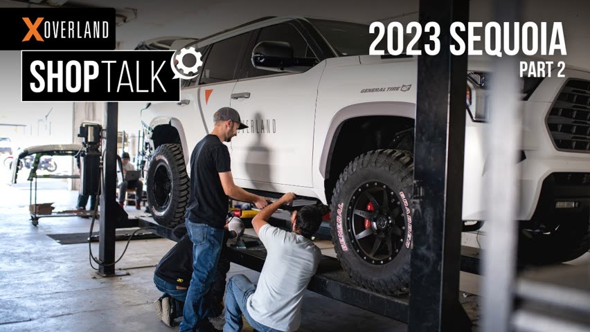 SHOP TALK | Getting the Sequoia SEMA Ready! Armor, Wrap, and Rooftop Tent