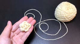 🌹Amazing Woolen Rose Craft Ideas - Hand Embroidery Hack With Cotton buds - DIY Woolen Flowers