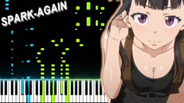 Fire Force / Enen no Shouboutai Season 2 OP - "SPARK-AGAIN" - Aimer (Synthesia Piano Tutorial)
