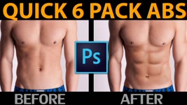 Photoshop Tutorial - How to Get 6 Pack Abs in Photoshop