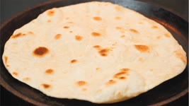 3 ingredients, Water and a Wonderful Flat Bread Ready in a Few Minutes | Easy Flatbread Recipe