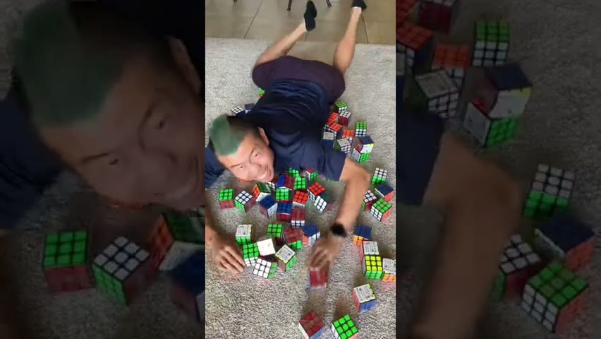 Crazy 100 Rubik's Cube!