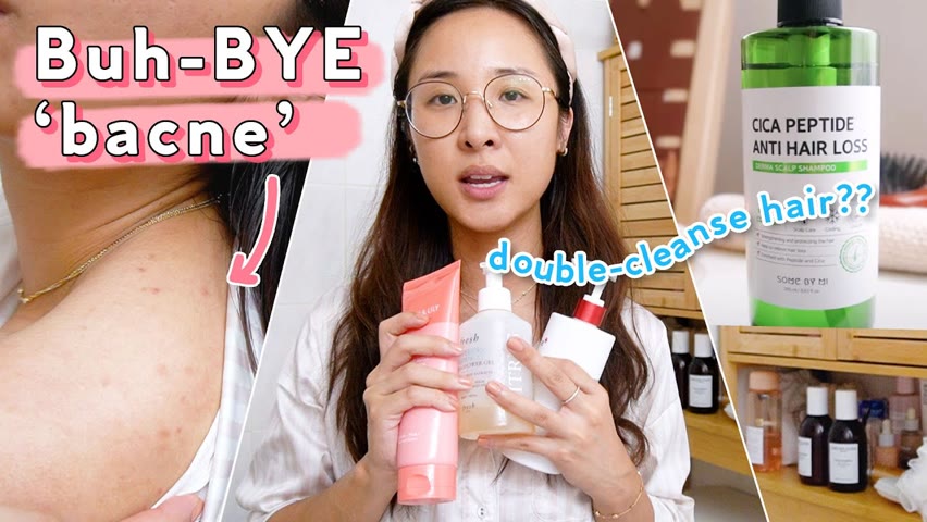 Shower With Me 💦:Hair, Scalp, Body-Acne & Nighttime Routine ✨