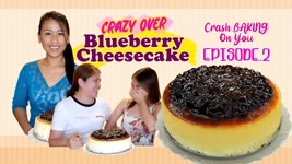 The Best Light and Creamy Homemade Blueberry Cheesecake /  Crash Baking On you Episode 2 /