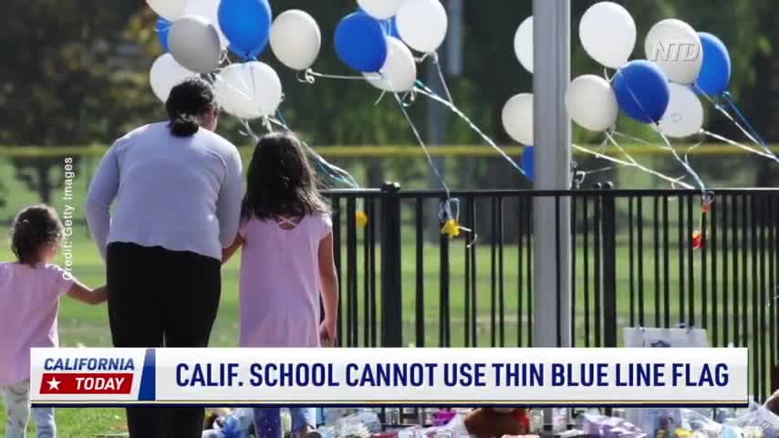 California School Cannot Use Thin Blue Line Flag, Superintendent Says