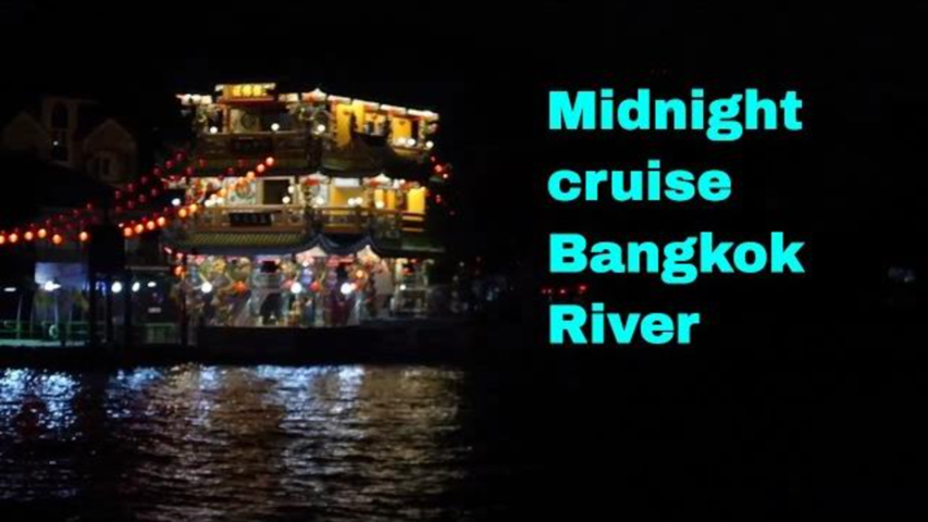 Midnight Cruise on the Mighty Bangkok River, Chao Phraya River #Thailand #Bangkok #justlikeparadise