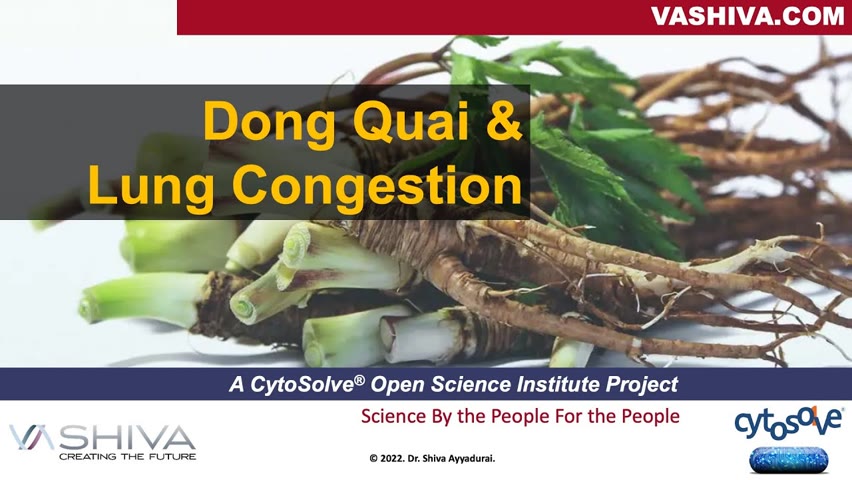 Dr.SHIVA: Dong Quai & Lung Congestion - A CytoSolve® Analysis