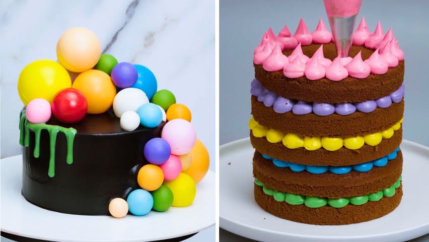 Creative Ideas Colorful Chocolate Cake Decorating | Top Yummy Chocolate Birthday Cake
