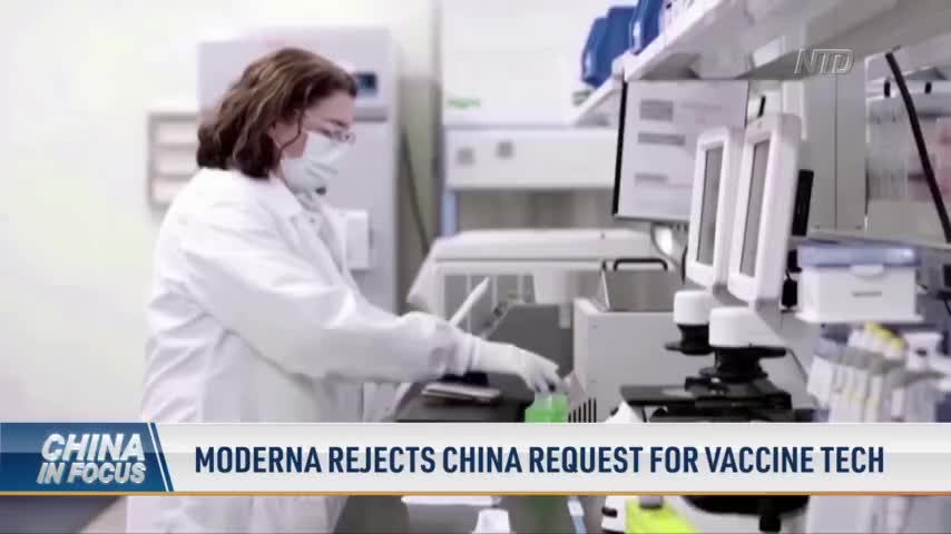 Moderna Rejects China Request for Vaccine Technology