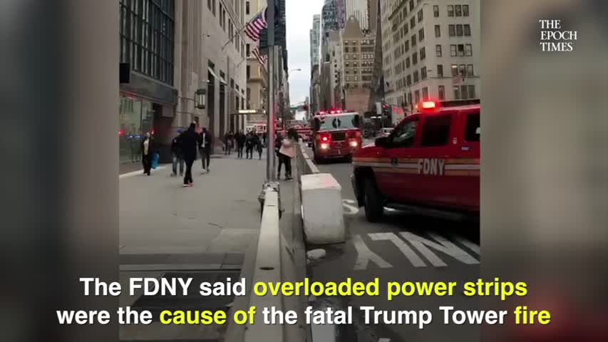 Overloaded power strips caused fatal Trump Tower fire