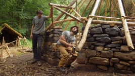 Medieval Roundhouse Bushcraft Build - Roof Frame Finish & Historical Context (Ep.9)