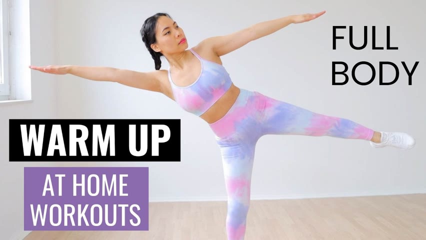 Full body WARM UP routine, do this before workouts to reduce muscles soreness and avoid injury