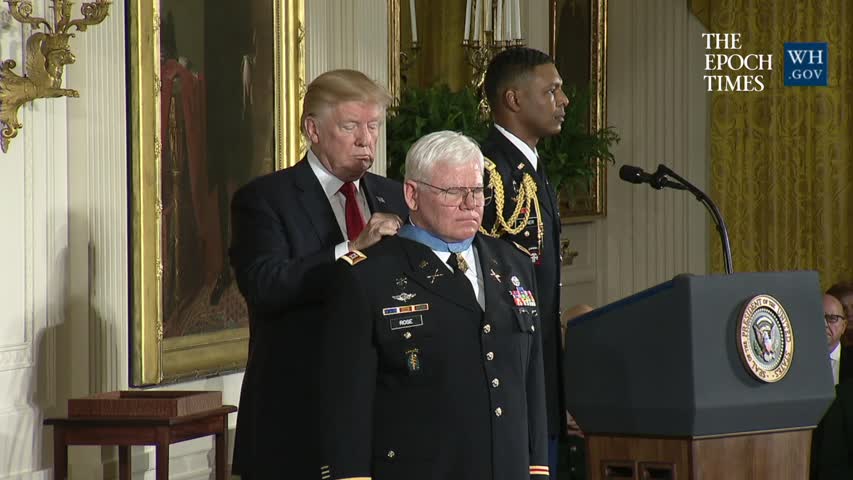 President Trump Awards Medal of Honor to Special Forces Medic.mp4