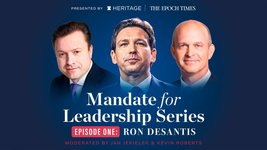 LIVE: Ron DeSantis Speech and Q&A with Jan Jekielek and Kevin Roberts: Mandate for Leadership Series